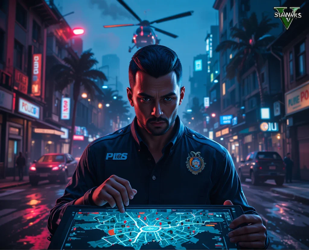Tips Sembunyi dari Polisi Saat Wanted Level Tinggi di GTA V Online