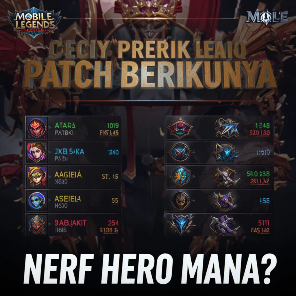 Prediksi Patch Berikutnya: Nerf Hero Mana? MLBB Season 15 2025