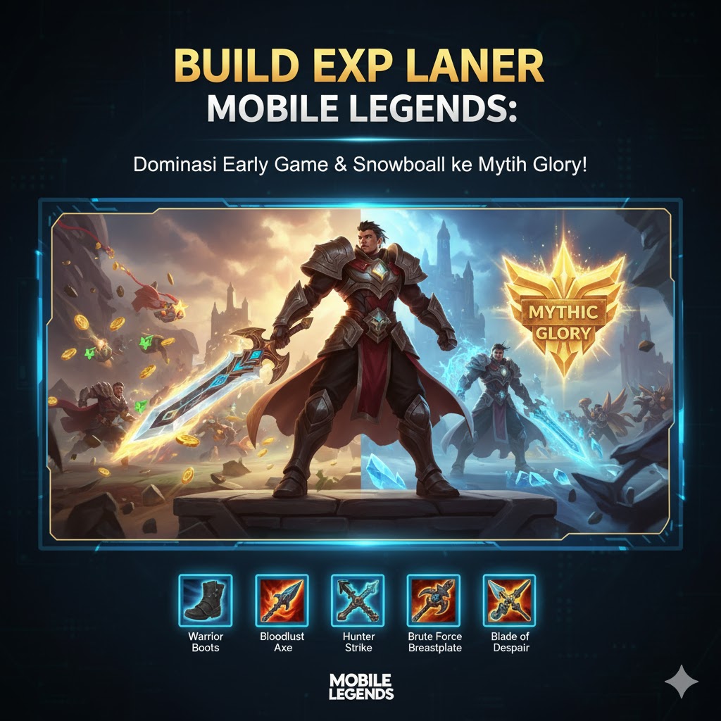 Build EXP Laner Mobile Legends: Dominasi Early Game & Snowball ke Mythic Glory!
