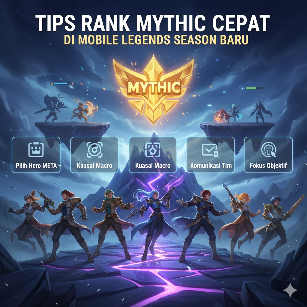 Tips Rank Mythic Cepat di Mobile Legends Season Baru 2025!