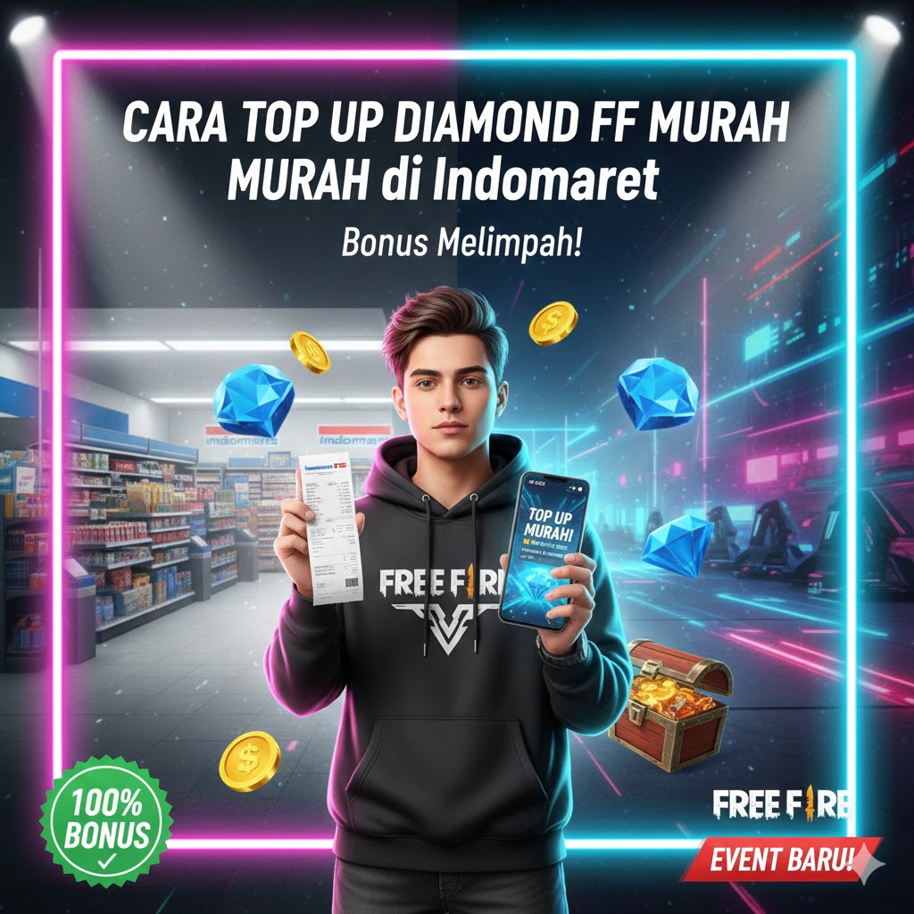 Cara Top Up Diamond FF Murah di Indomaret, Bonus Melimpah!