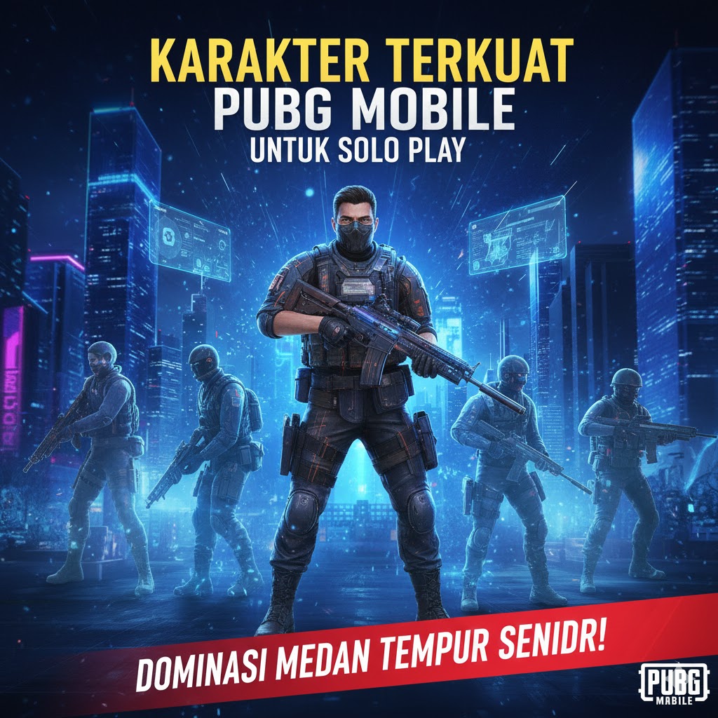 Karakter Terkuat PUBG Mobile 2025 untuk Solo Play - Kuasai Ranked!