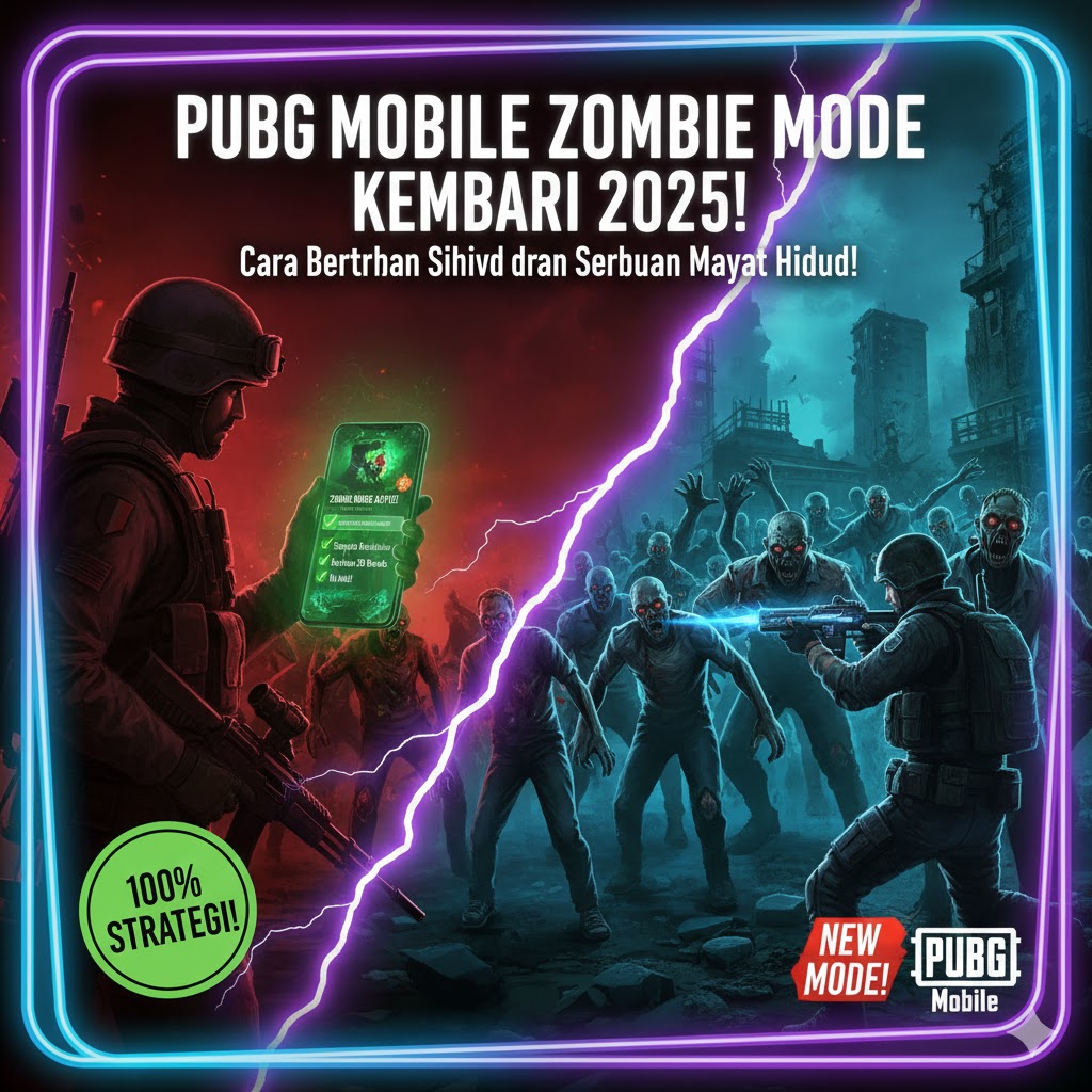 PUBG Mobile Zombie Mode Kembali 2025: Cara Bertahan Lengkap!