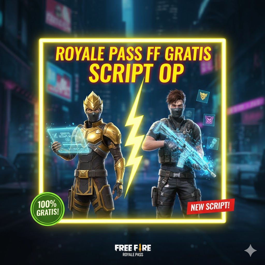 Royale Pass FF Gratis Script OP OB46 2025 – Max Level Instan No Ban!