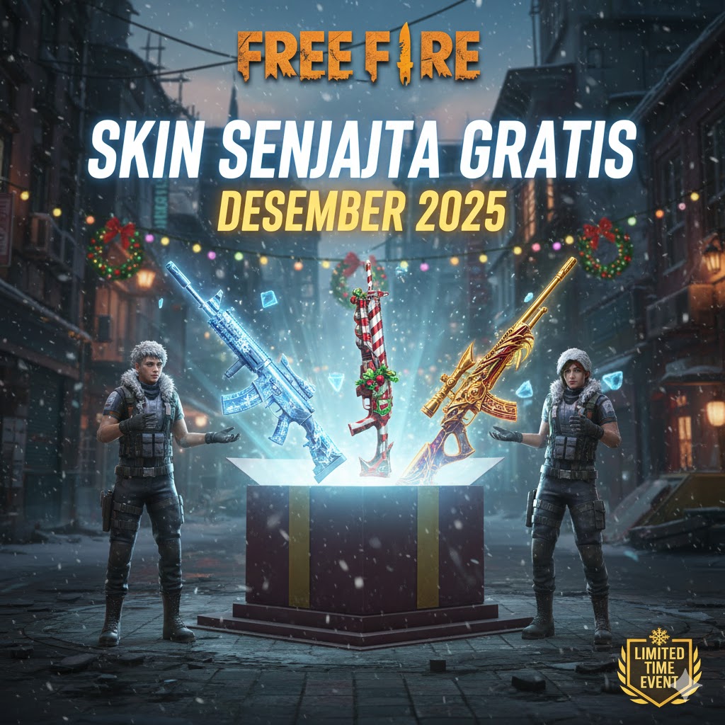 Skin Senjata Gratis Free Fire Desember 2025