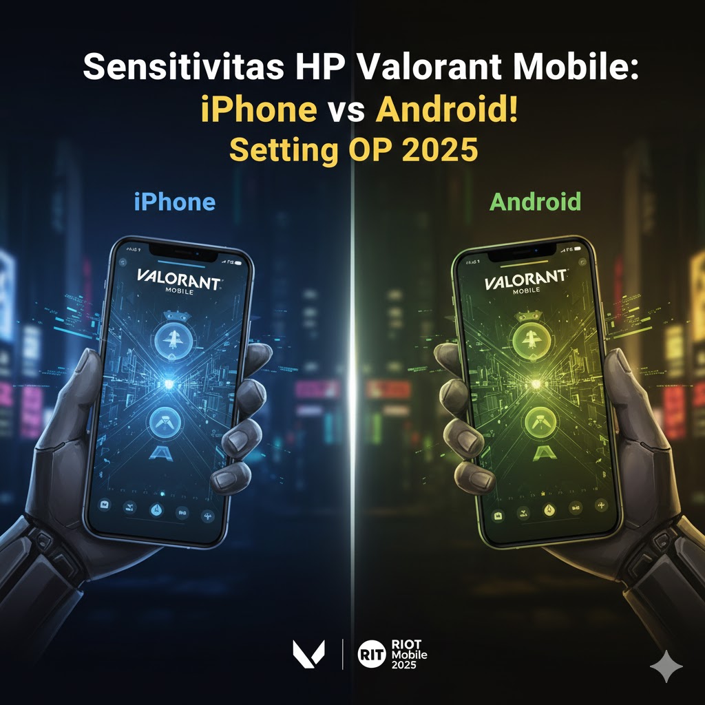 Sensitivitas HP Valorant Mobile: iPhone vs Android! Setting OP 2025