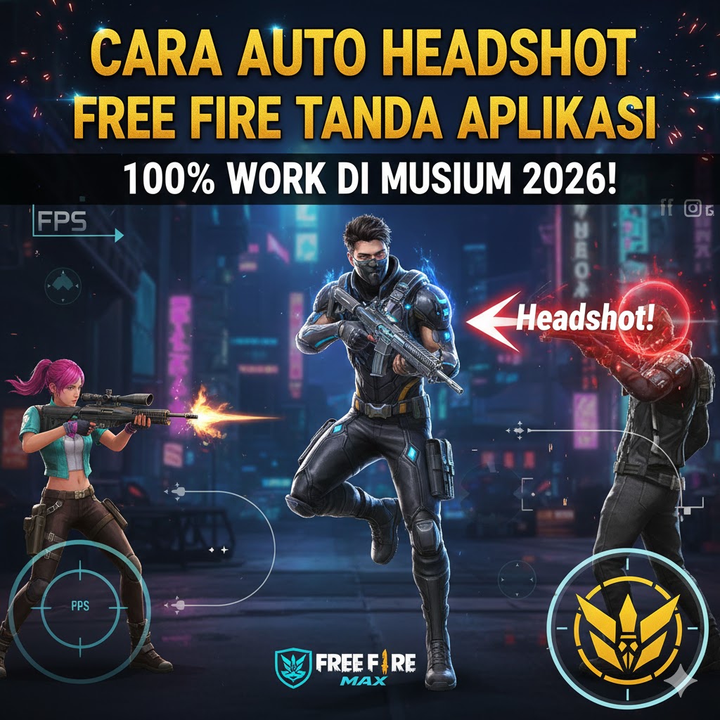 Cara Auto Headshot Free Fire Tanpa Aplikasi, 100% Work di Musim 2026!
