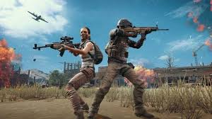 buatkan gambar Duo Carry Tactics PUBG Mobile: 1-2 Punch Squad!