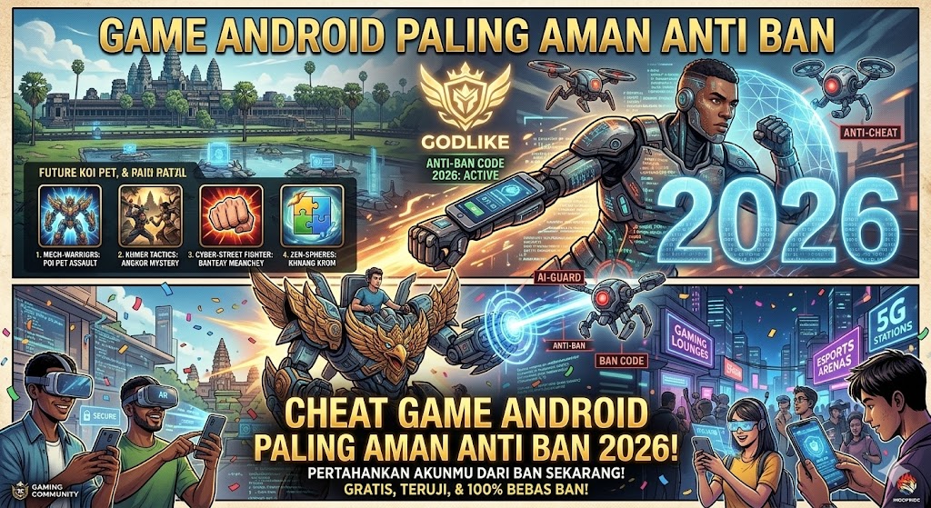Cheat Game Android Paling Aman Anti Ban 2026!