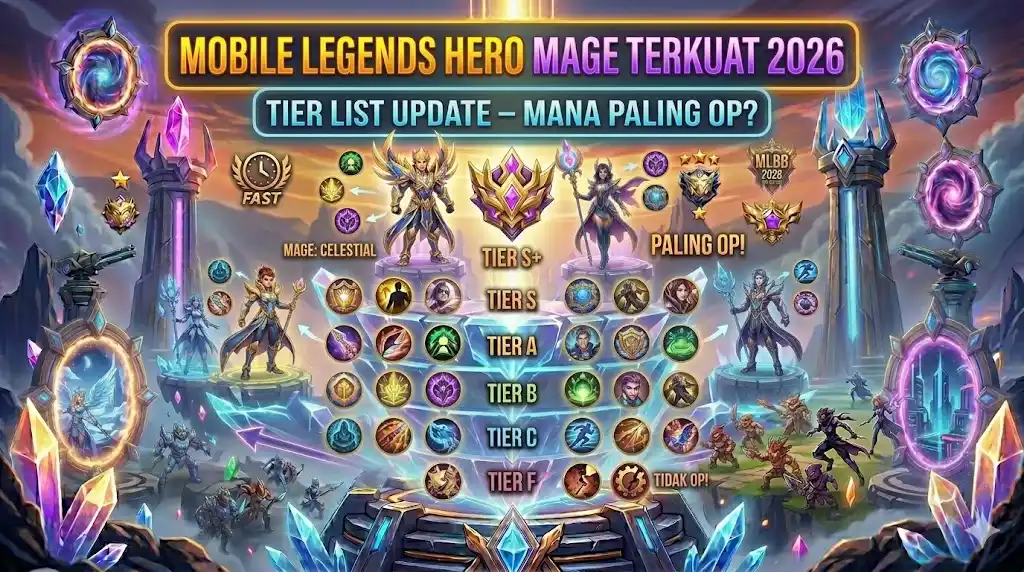 Mobile Legends Hero Mage Terkuat 2026 – Tier List Update!